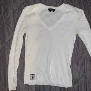 Ralph Lauren White slim fitting top